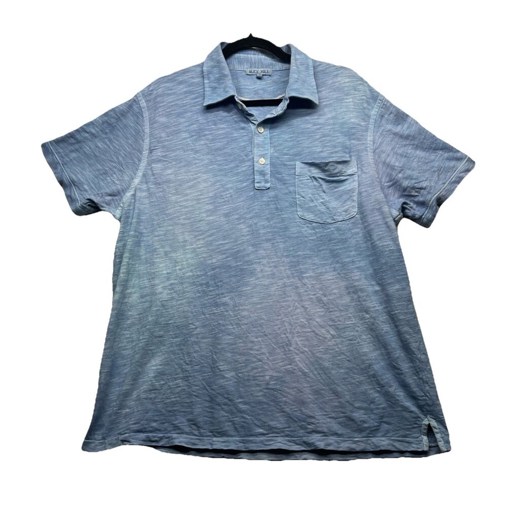 Alex Mill Vintage Wash Polo (Faded Blue) Size XL *READ